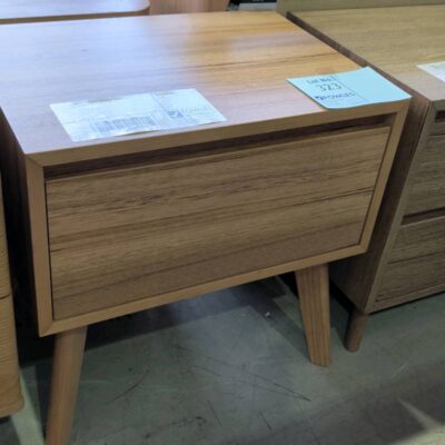 SAMPLE - VOGUE BEDSIDE TABLE, TASMANIAN OAK, SOLD AS IS SAMPLE - VOGUE BEDSIDE TABLE, TASMANIAN OAK, SOLD AS IS