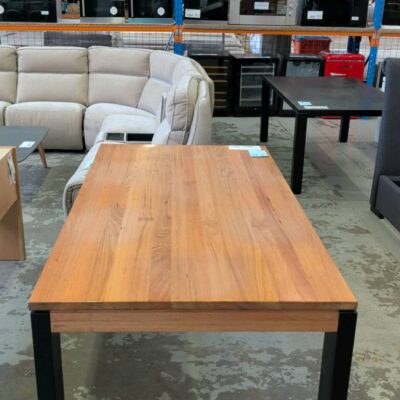 EX DISPLAY COWEN 2000MM MESSMATE DINING TABLE SOLD AS IS EX DISPLAY COWEN 2000MM MESSMATE DINING TABLE SOLD AS IS