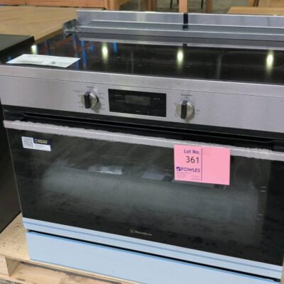 WESTINGHOUSE WFE9546SD 900MM ALL ELECTRIC FREESTANDING OVEN, WITH AIRFRY, S/STEEL RRP$2599 WESTINGHOUSE WFE9546SD 900MM ALL ELECTRIC FREESTANDING OVEN, WITH AIRFRY, S/STEEL RRP$2599