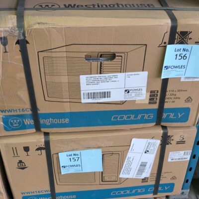 WESTINGHOUSE WWH16CWA 1.6KW WINDOW OR WALL COOLING ONLY CONDITIONER, GOLD SHIELD CORROSION RESISTANT HEAT EXCHANGERS, QUIET OPERATION, 3 SPEEDS, 12 MONTH WARRANTY