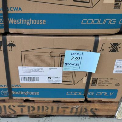 WESTINGHOUSE WWH16CWA 1.6KW WINDOW OR WALL COOLING ONLY CONDITIONER, GOLD SHIELD CORROSION RESISTANT HEAT EXCHANGERS, QUIET OPERATION, 3 SPEEDS, 12 MONTH WARRANTY WESTINGHOUSE WWH16CWA 1.6KW WINDOW OR WALL COOLING ONLY CONDITIONER, GOLD SHIELD CORROSION RESISTANT HEAT EXCHANGERS, QUIET OPERATION, 3 SPEEDS, 12 MONTH WARRANTY