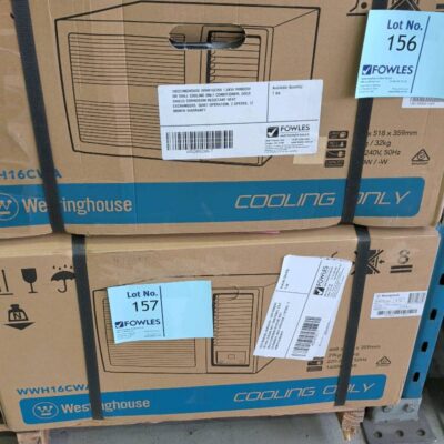 WESTINGHOUSE WWH16CWA 1.6KW WINDOW OR WALL COOLING ONLY CONDITIONER, GOLD SHIELD CORROSION RESISTANT HEAT EXCHANGERS, QUIET OPERATION, 3 SPEEDS, 12 MONTH WARRANTY