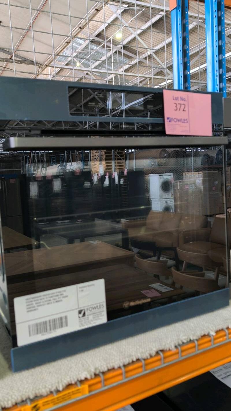 WESTINGHOUSE WVEP6918DD PYROLYTIC STEAM OVEN WITH 19 FUNCTIONS INCL AIRFRY, ROAST & STEAM, FULL TFT TOUCH CONTROL RRP$1671 WITH 12 MONTH WARRANTY WESTINGHOUSE WVEP6918DD PYROLYTIC STEAM OVEN WITH 19 FUNCTIONS INCL AIRFRY, ROAST & STEAM, FULL TFT TOUCH CONTROL RRP$1671 WITH 12 MONTH WARRANTY
