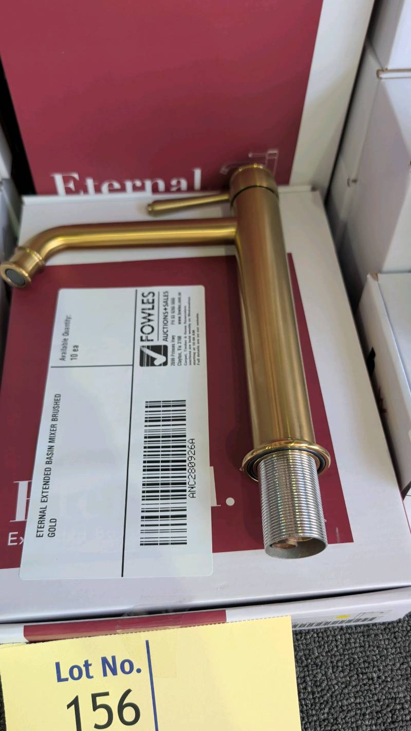 ETERNAL EXTENDED BASIN MIXER BRUSHED GOLD ETERNAL EXTENDED BASIN MIXER BRUSHED GOLD