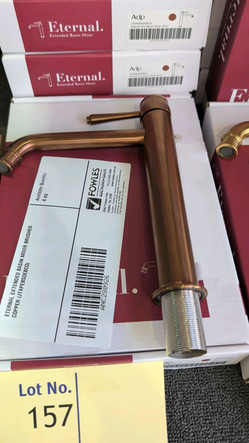 ETERNAL EXTENDED BASIN MIXER BRUSHED COPPER (JTAPEBSOEBCO) ETERNAL EXTENDED BASIN MIXER BRUSHED COPPER (JTAPEBSOEBCO)
