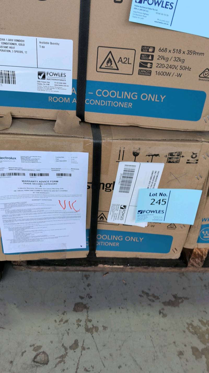 WESTINGHOUSE WWH16CWA 1.6KW COOLING ONLY WINDOW OR WALL BOX AIR CONDITIONER WITH 12 MONTH WARRANTY WESTINGHOUSE WWH16CWA 1.6KW COOLING ONLY WINDOW OR WALL BOX AIR CONDITIONER WITH 12 MONTH WARRANTY