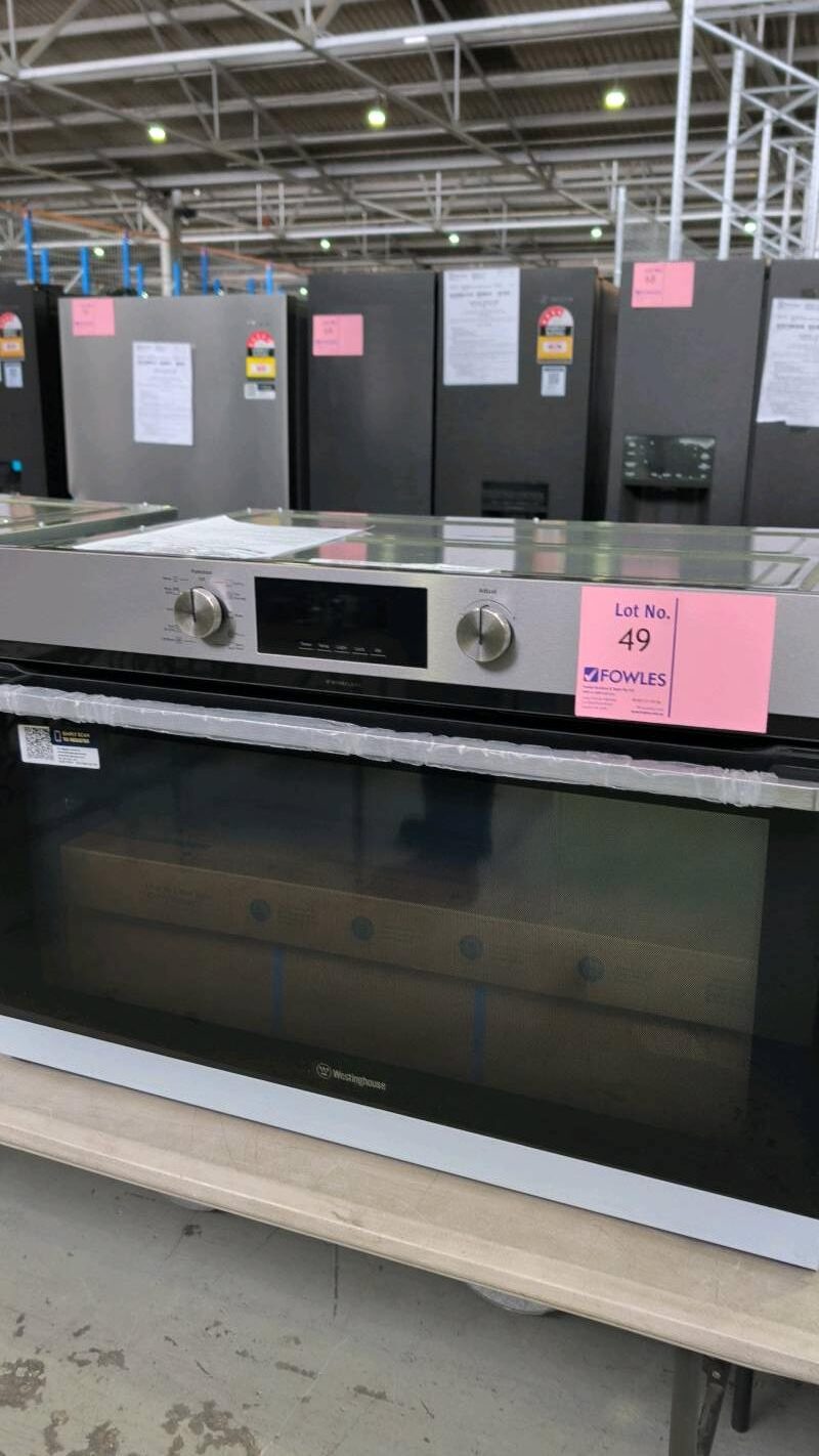 WESTINGHOUSE WVEP9716SD 900MM PYROLYTIC OVEN WITH 10 FUNCTIONS INCL AIRFRY & PIZZA, WITH 12 MONTH WARRANTY WESTINGHOUSE WVEP9716SD 900MM PYROLYTIC OVEN WITH 10 FUNCTIONS INCL AIRFRY & PIZZA, WITH 12 MONTH WARRANTY