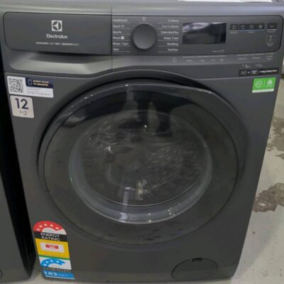 ELECTROLUX 700 SERIES EWF1243R7SCS 12KG DARK ONYX FRONT LOAD WASHING MACHINE, INTELLIQUICK CYCLE WITH 12 MONTH WARRANTY RRP$1049 ELECTROLUX 700 SERIES EWF1243R7SCS 12KG DARK ONYX FRONT LOAD WASHING MACHINE, INTELLIQUICK CYCLE WITH 12 MONTH WARRANTY RRP$1049