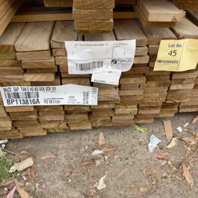 90X22 TAN E H3 TREATED PINE DECKING-136/4.8