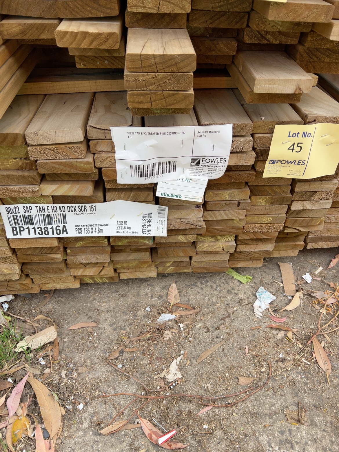 90X22 TAN E H3 TREATED PINE DECKING-136/4.8 90X22 TAN E H3 TREATED PINE DECKING-136/4.8