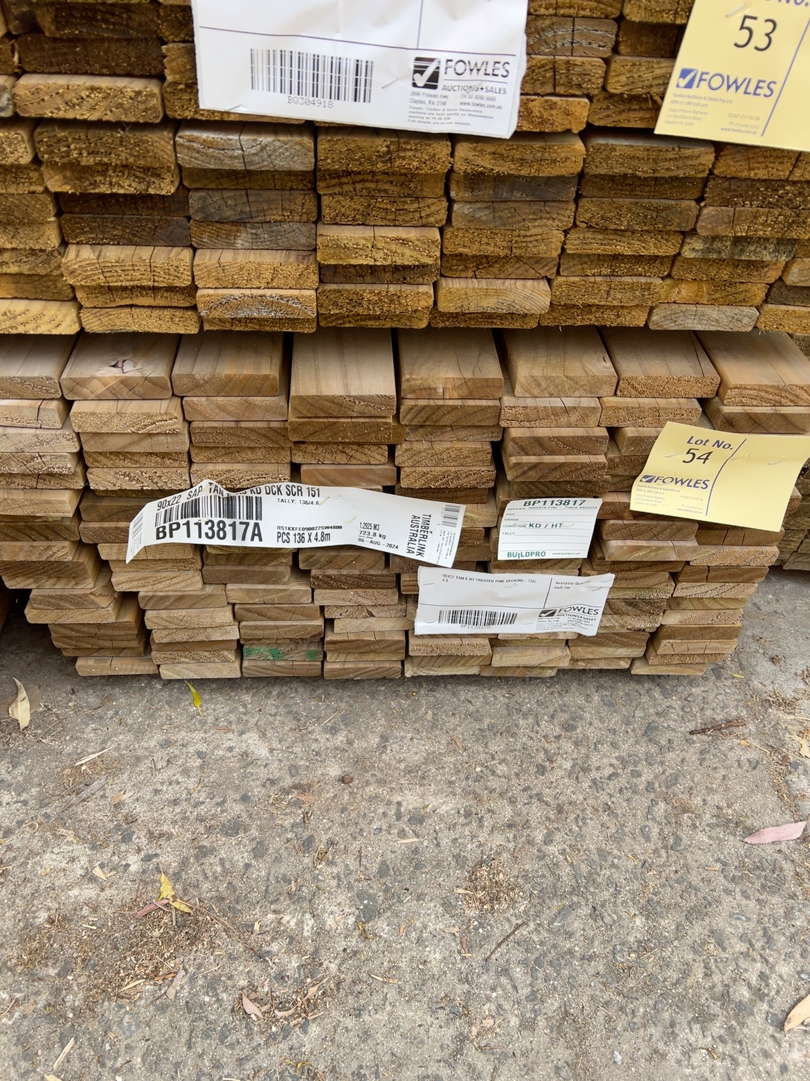 90X22 TAN E H3 TREATED PINE DECKING-136/4.8 90X22 TAN E H3 TREATED PINE DECKING-136/4.8