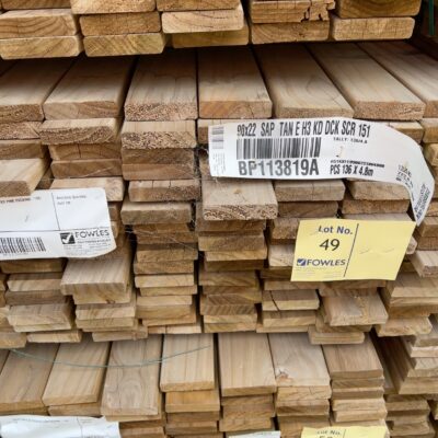 90X22 TAN E H3 TREATED PINE DECKING-136/4.8