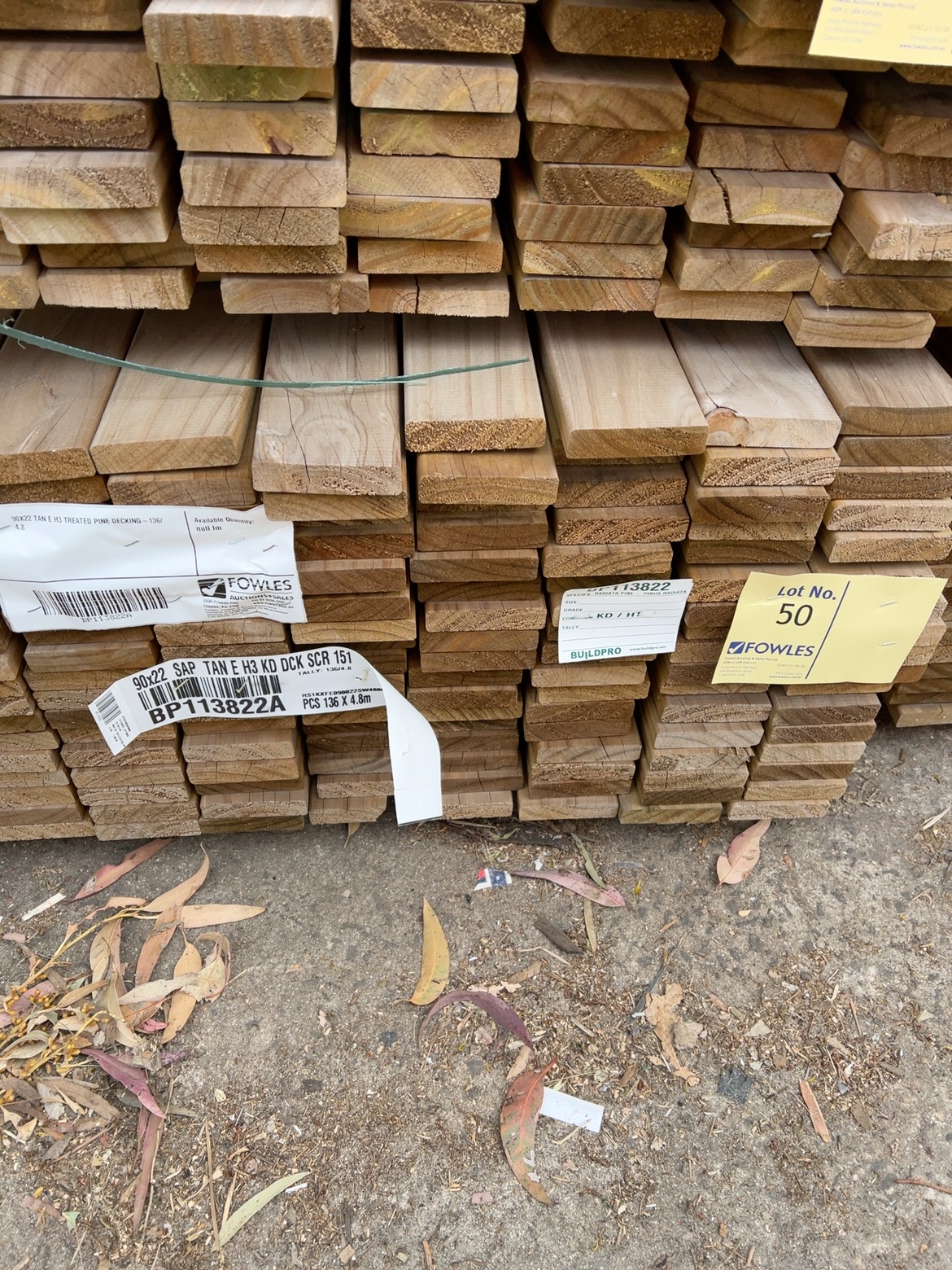 90X22 TAN E H3 TREATED PINE DECKING-136/4.8 90X22 TAN E H3 TREATED PINE DECKING-136/4.8