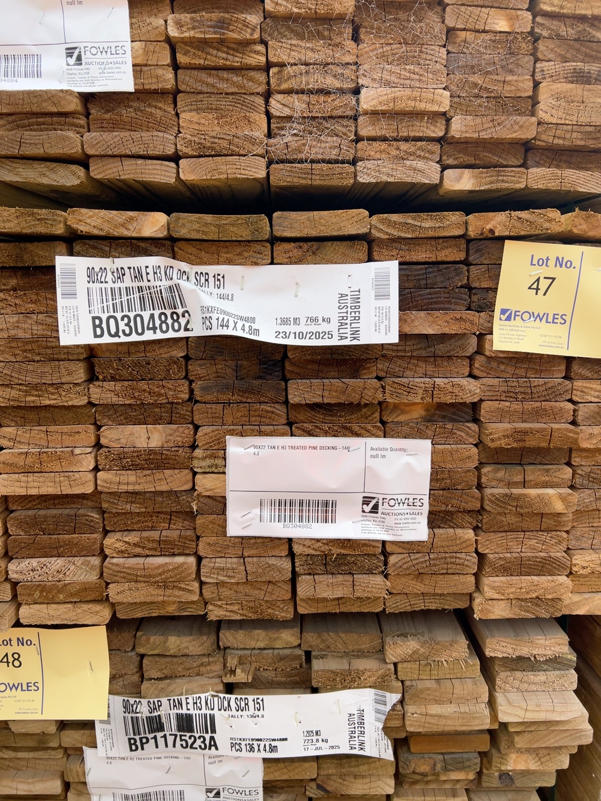 90X22 TAN E H3 TREATED PINE DECKING-144/4.8 90X22 TAN E H3 TREATED PINE DECKING-144/4.8