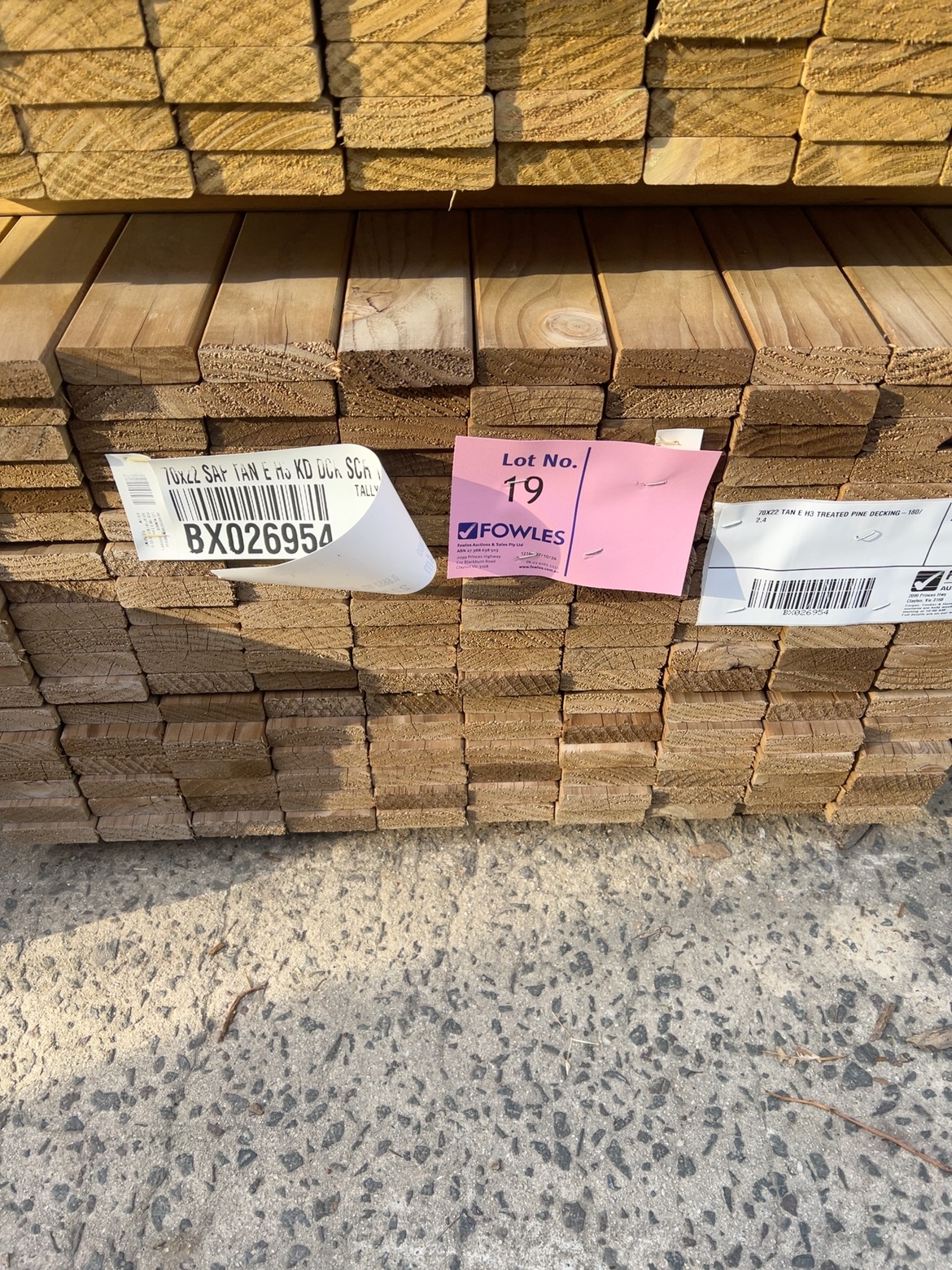 70X22 TAN E H3 TREATED PINE DECKING-180/2.4 70X22 TAN E H3 TREATED PINE DECKING-180/2.4
