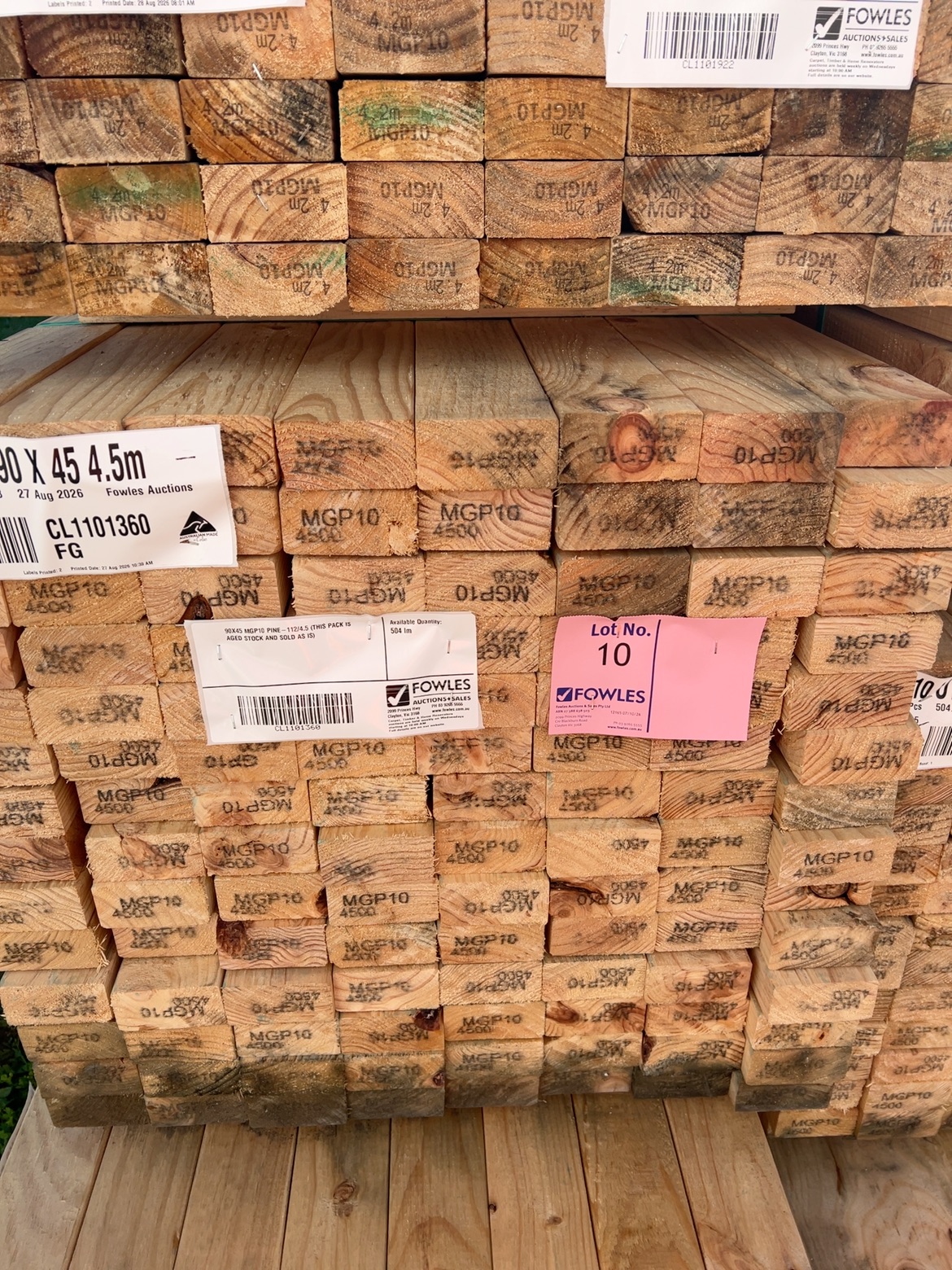 90X45 MGP10 PINE-112/4.5 (THIS PACK IS AGED STOCK AND SOLD AS IS) 90X45 MGP10 PINE-112/4.5 (THIS PACK IS AGED STOCK AND SOLD AS IS)