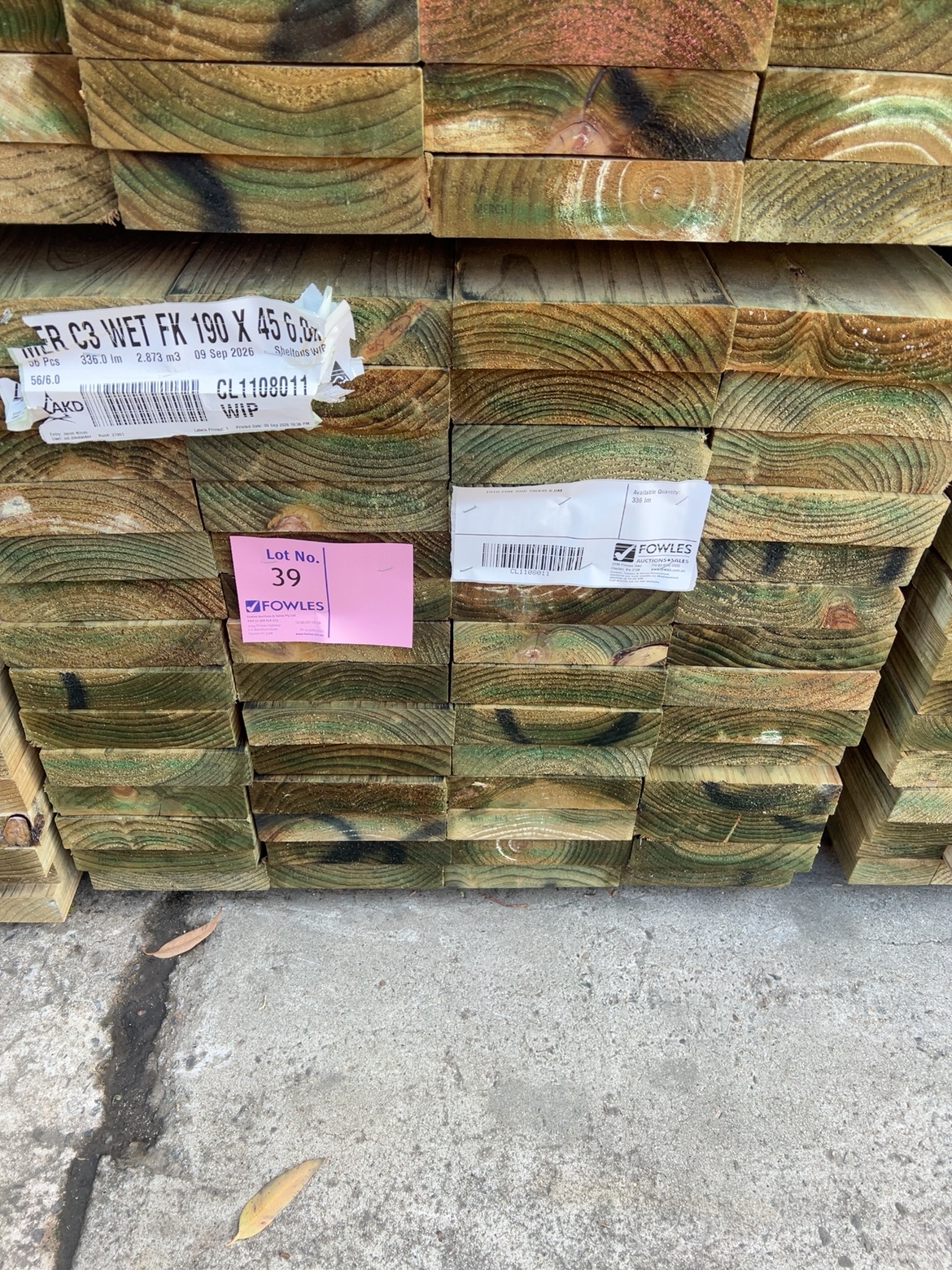TRTD PINE RHD 190X45 6.0M TRTD PINE RHD 190X45 6.0M
