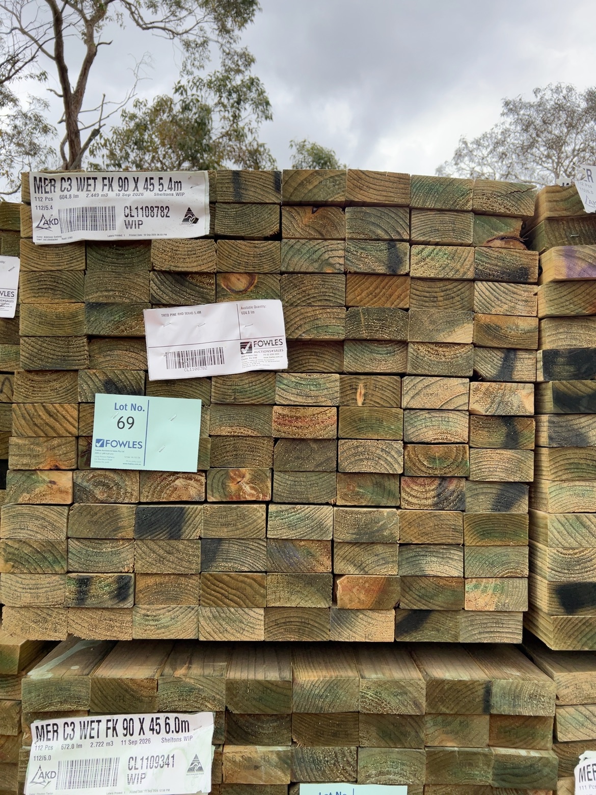 TRTD PINE RHD 90X45 5.4M TRTD PINE RHD 90X45 5.4M
