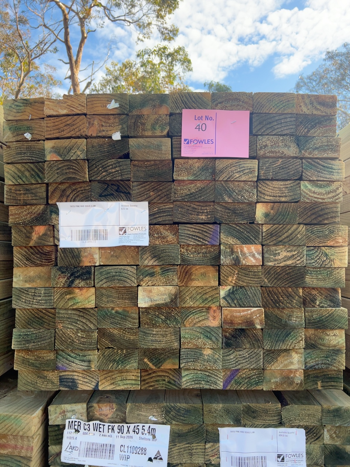TRTD PINE RHD 90X45 6.0M TRTD PINE RHD 90X45 6.0M