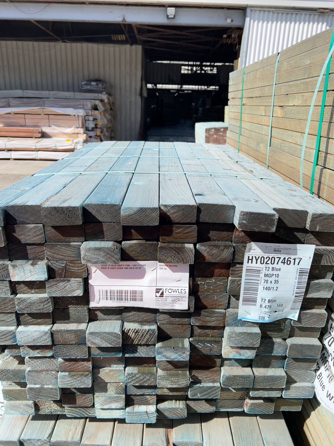 70X35 T2 BLUE MGP10 PINE-140/1.2 (THIS PACK IS AGED STOCK AND SOLD AS IS) 70X35 T2 BLUE MGP10 PINE-140/1.2 (THIS PACK IS AGED STOCK AND SOLD AS IS)