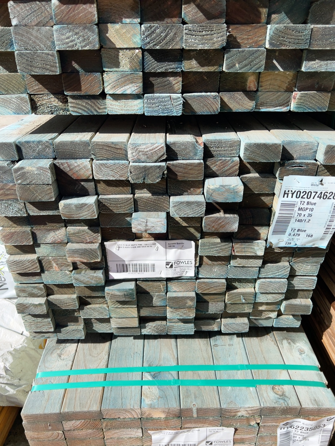 70X35 T2 BLUE MGP10 PINE-140/1.2 (THIS PACK IS AGED STOCK AND SOLD AS IS) 70X35 T2 BLUE MGP10 PINE-140/1.2 (THIS PACK IS AGED STOCK AND SOLD AS IS)