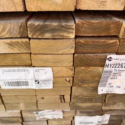 140X45 T3 GREEN MGP10 TREATED PINE-40/6.0 (THIS PACK IS AGED STOCK AND SOLD AS IS)