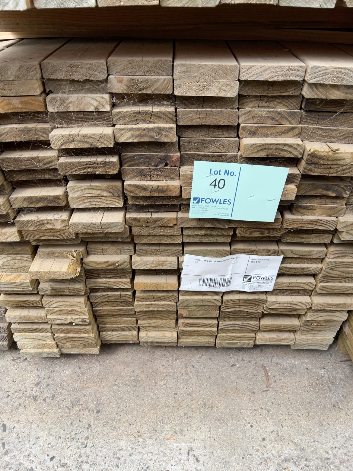 90X22 TAN E H3 TREATED PINE DECKING 224/3.6 90X22 TAN E H3 TREATED PINE DECKING 224/3.6