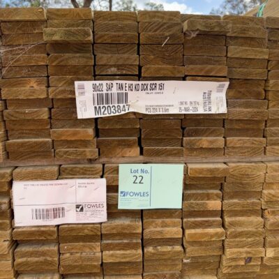 90X22 TAN E H3 TREATED PINE DECKING 224/3.6