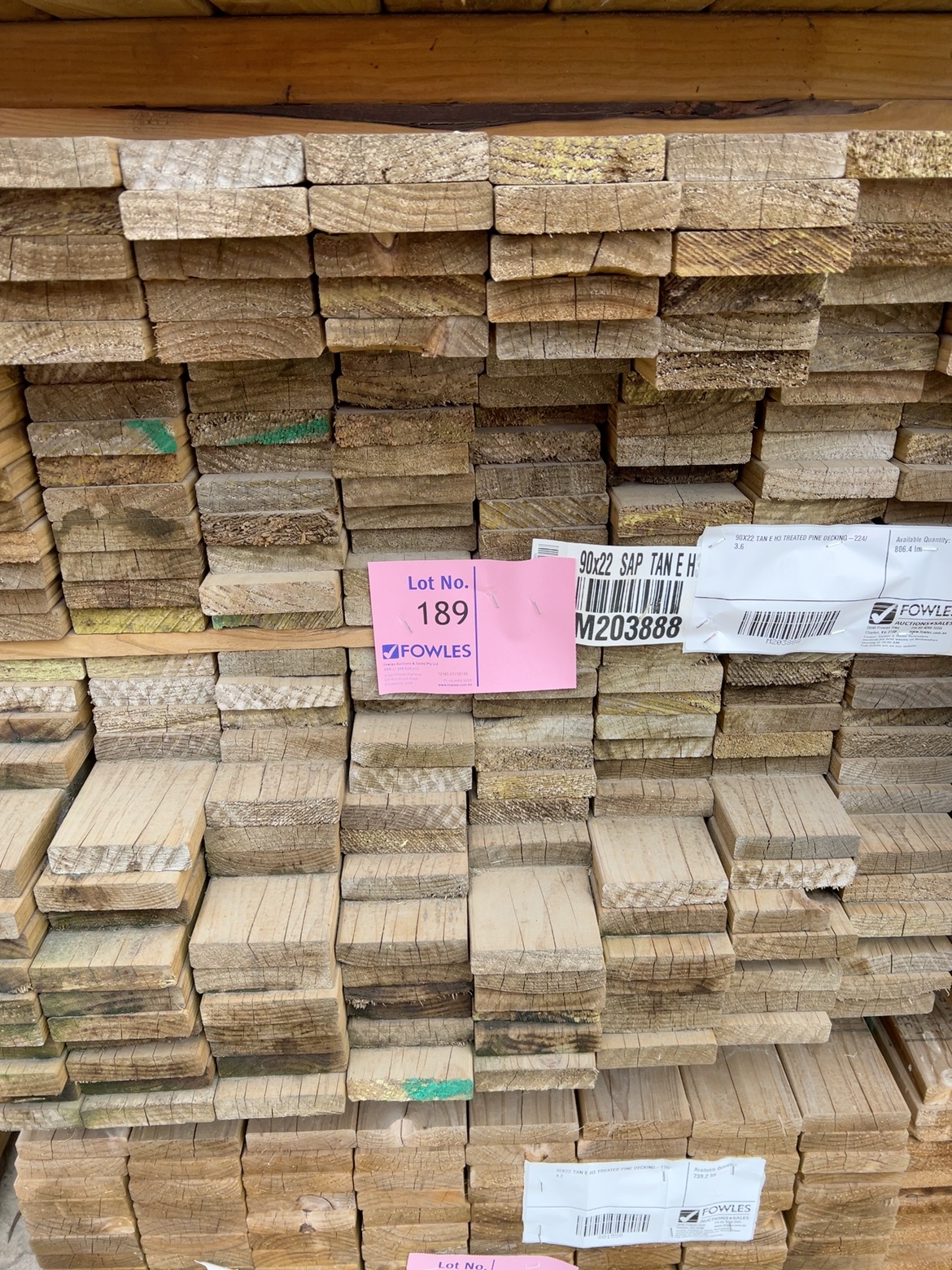 90X22 TAN E H3 TREATED PINE DECKING-224/3.6 90X22 TAN E H3 TREATED PINE DECKING-224/3.6