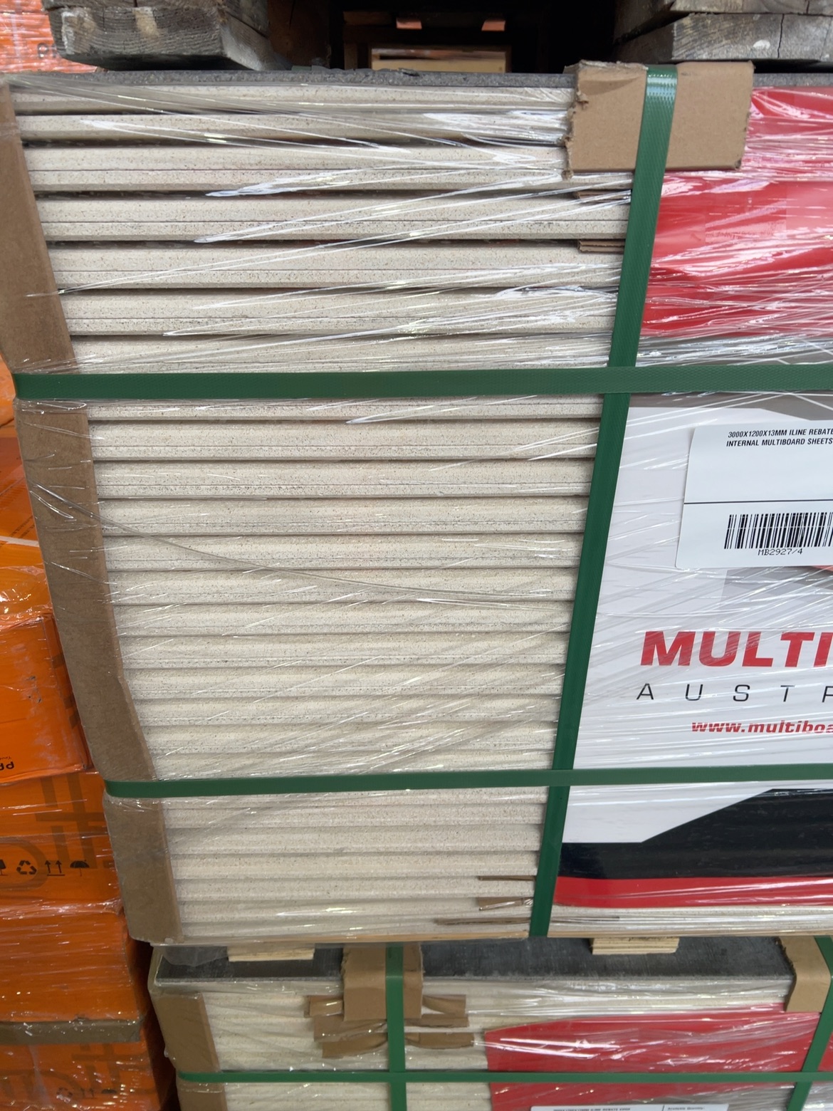 3000X1200X13MM ILINE REBATE EDGE INTERNAL MULTIBOARD SHEETS 3000X1200X13MM ILINE REBATE EDGE INTERNAL MULTIBOARD SHEETS