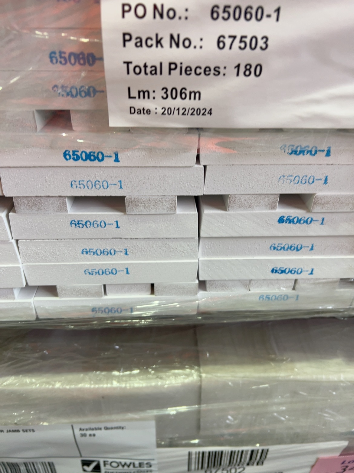 112X18 PRIMED MDF DOOR JAMB SETS 112X18 PRIMED MDF DOOR JAMB SETS