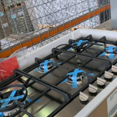 NEW ARTUSI 900MM GAS COOKTOP AGH91XFFD, 5 BURNERS 12 MONTH WARRANTY