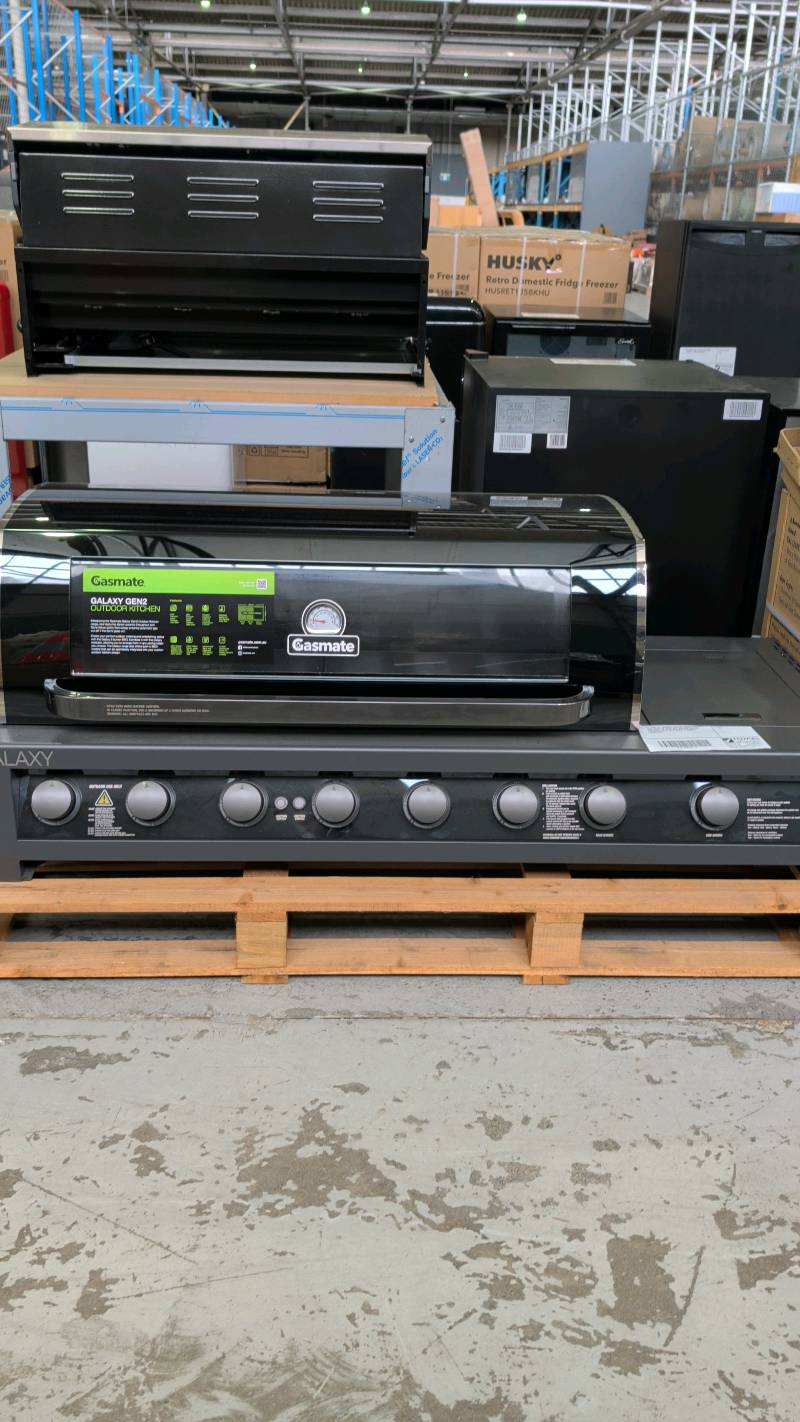 EX DISPLAY GASMATE GALAXY GEN2 6 BURNER BBQ, BUILT IN WITH SIDE BURNER BQ19BF, RRP$3699 SOLD AS IS WITH 12 MONTH WARRANTY EX DISPLAY GASMATE GALAXY GEN2 6 BURNER BBQ, BUILT IN WITH SIDE BURNER BQ19BF, RRP$3699 SOLD AS IS WITH 12 MONTH WARRANTY