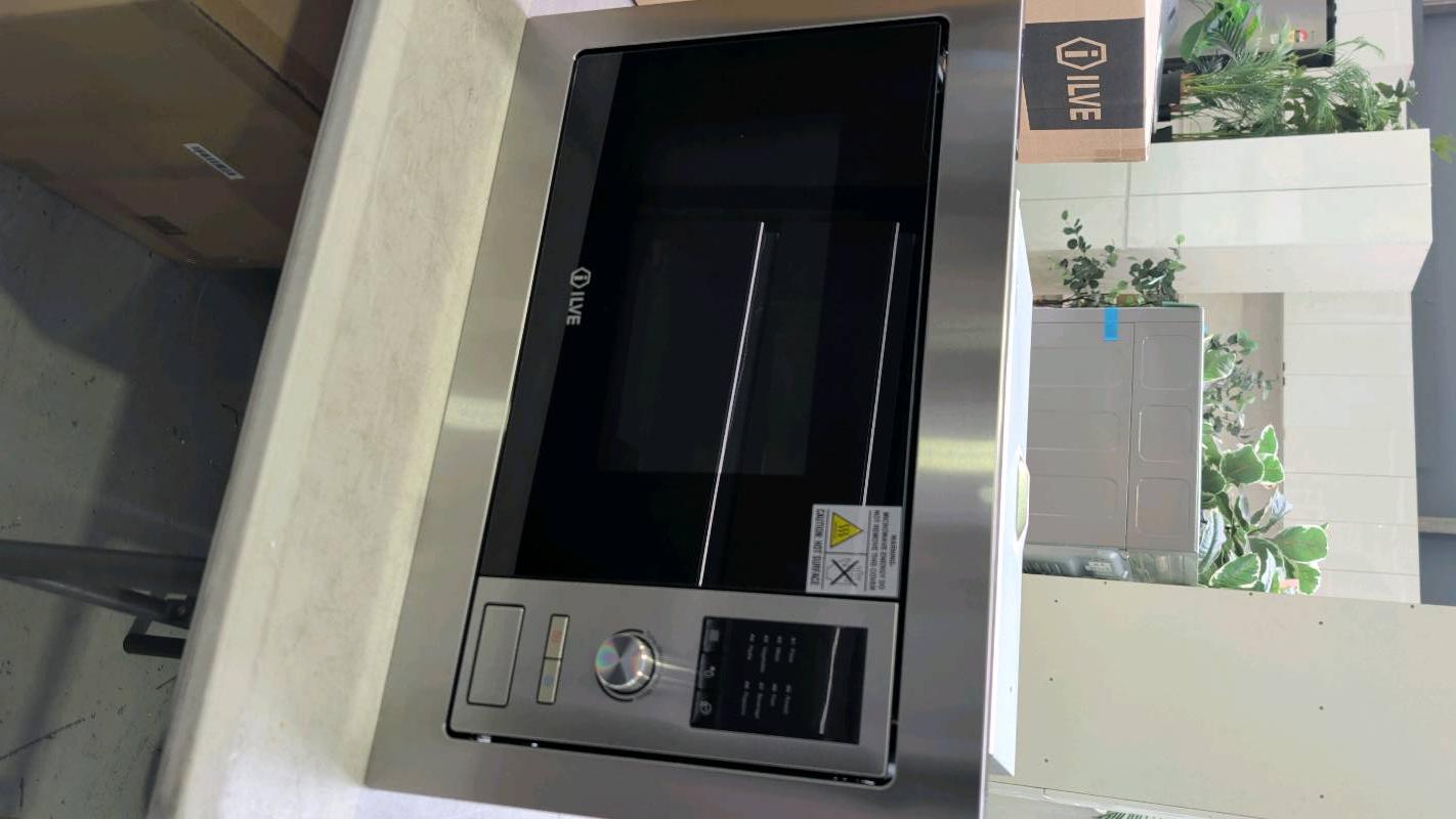 NEW ILVE BUILT IN MICROWAVE WITH TRIM KIT, IV603BIM/1, WITH 12 MONTH WARRANTY NEW ILVE BUILT IN MICROWAVE WITH TRIM KIT, IV603BIM/1, WITH 12 MONTH WARRANTY
