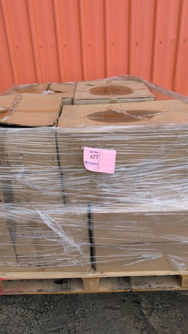 PALLET OF VANITY BASINS PALLET OF VANITY BASINS